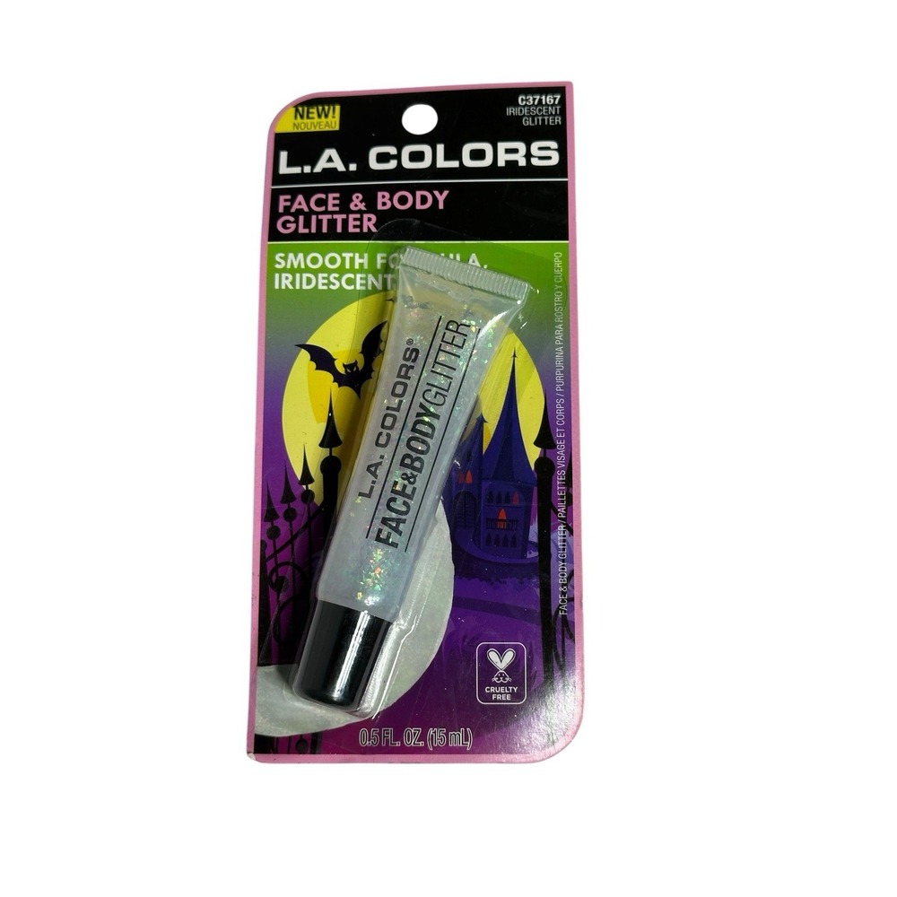 LA COLORS face & body glitter‎ 0.5 OZ iridescent C37167